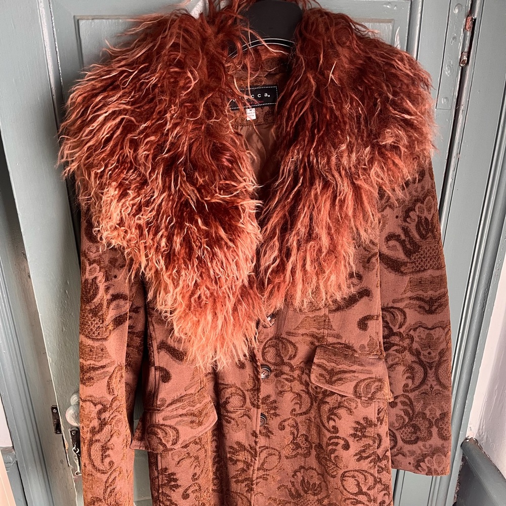 Beautiful woman’s jacket with real Alpaca hair